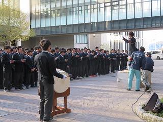 応援練習（１年）