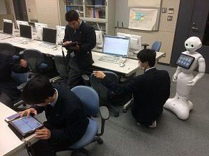 Pepperを活用した授業展開（電気・土木）