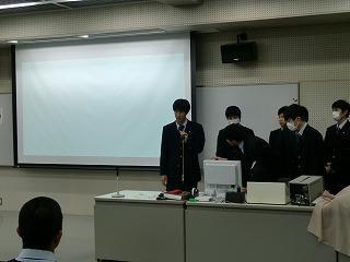 機械科　平成29年度課題研究発表会を実施しました。